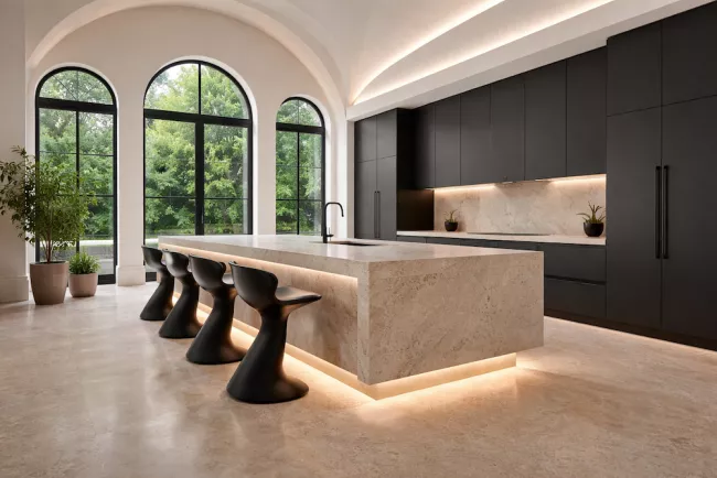Cocina caliza Jura Beige