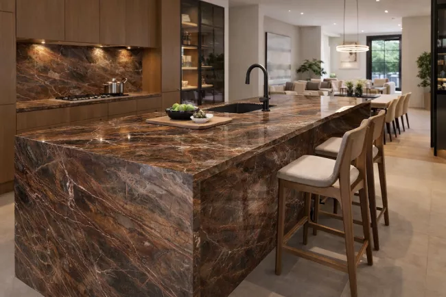 Cocina marmore Forest Brown