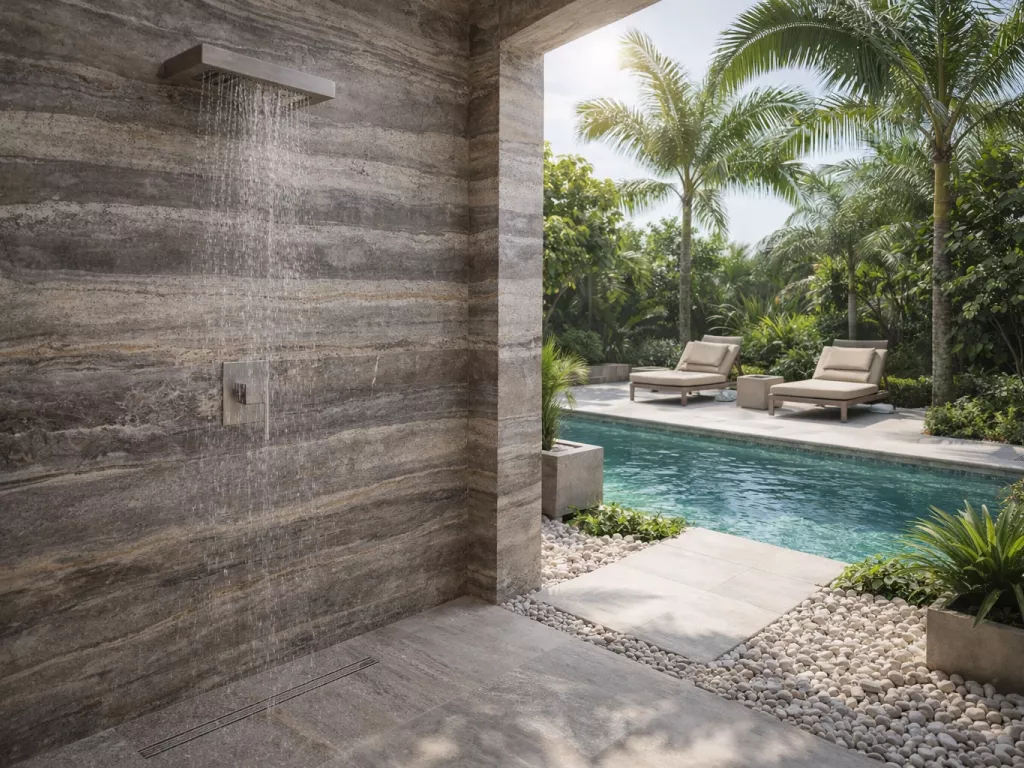 Travertino Silver